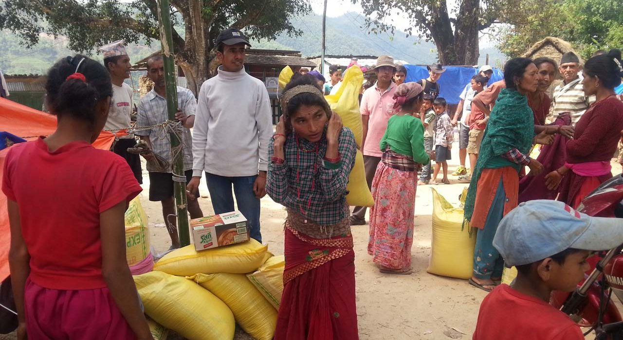 Earthquake Relief Fund Distributed